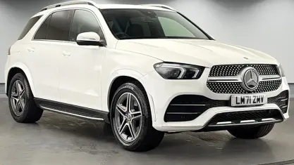 Begagnad Mercedes GLE350 AMG line 320 HK (235 kW) 2021 Vit SUV