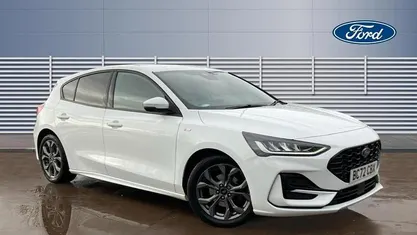 White Used 2023 Ford Focus ST-Line Hatchback | £15,426 (Fair price)