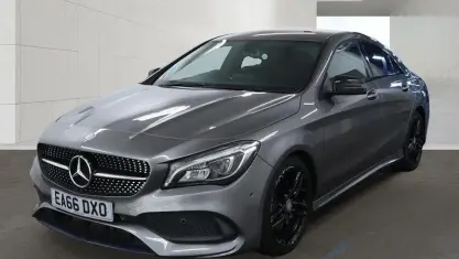 Used Mercedes CLA220 AMG line 177 HP (130 kW) 2016 Grey Coupe