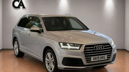 Used Audi Q7 S-Line 218 HP (160 kW) 2018 Silver SUV