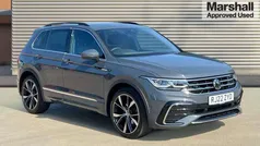 Dolphin grey metallic Used 2022 VW Tiguan R-line SUV | £24,480 (Fair price)