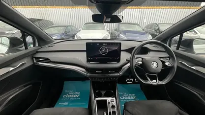 Used Skoda Enyaq iV SportLine 150 kW (204 HP) 2022 White SUV