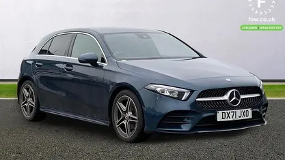 Blue Used 2020 Mercedes A180 AMG line Hatchback | £17,499 (Fair price)