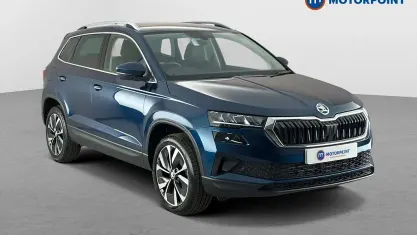 Used Skoda Karoq SE L 110 HP (80 kW) 2023 Blue SUV
