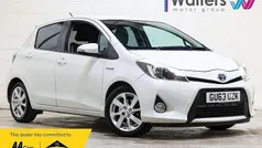 White Used 2013 Toyota Yaris Hybrid Hatchback | £8,150 (Expensive)