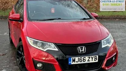 Red Used 2016 Honda Civic Sport Hatchback | £8,495 (Fair price)