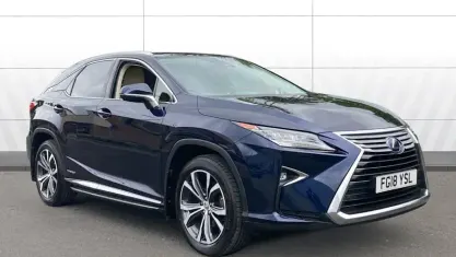Used Lexus RX450h Luxury Line 313 HP (230 kW) 2018 Blue SUV