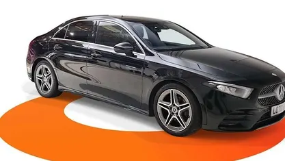 Used Mercedes A180 AMG line 136 HP (100 kW) 2020 Black Sedan