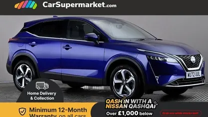Blue Used 2022 Nissan Qashqai N-Connecta SUV | £16,697 (Fair price)
