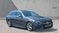 Grey Used 2024 Mercedes C220 AMG line Estate | £32,643 (Fair price)