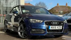 Blue Used 2015 Audi A3 Cabriolet S-Line Cabriolet | £8,995 (Fair price)