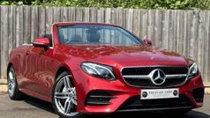 Red Used 2020 Mercedes E220 AMG line Cabriolet | £25,781 (Fair price)