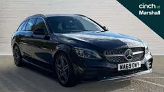 Black Used 2019 Mercedes C200 AMG Line Premium Estate | £16,523 (Fair price)