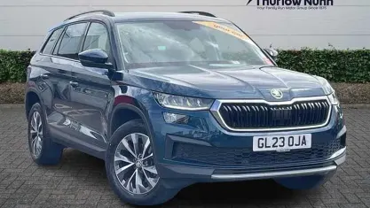 Used Skoda Kodiaq SE Drive 150 HP (110 kW) 2023 Blue SUV