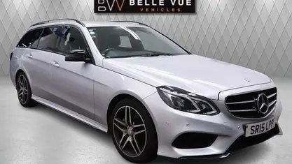 Silver Used 2015 Mercedes E350 AMG Estate | £10,995 (Fair price)