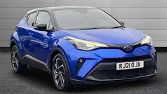 Nebula blue Used 2021 Toyota C-HR SUV | £18,701 (Fair price)