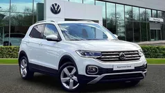 Pure white Used 2022 VW T-Cross SEL SUV | £16,791 (Fair price)