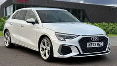 White Used 2023 Audi A3 S-Line Hatchback | £25,990 (Fair price)