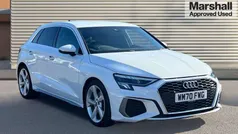 White Used 2021 Audi A3 S-Line Hatchback | £20,225 (Fair price)
