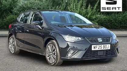 Used Seat Ibiza SE Technology 95 HP (69 kW) 2025 Black Hatchback