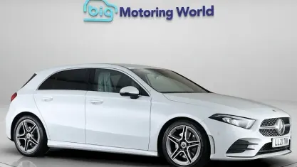 Used Mercedes A220 AMG line 190 HP (139 kW) 2021 White Hatchback