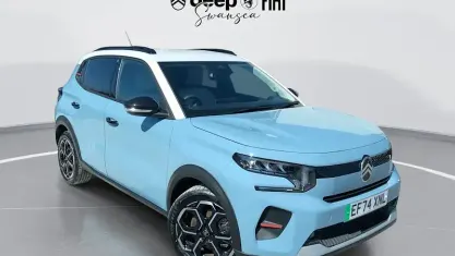 Begagnad Citroën e-C3 83 kW (113 HK) 2025 Blå Halvkombi