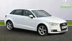 White Used 2017 Audi A3 Sportback Sport Hatchback | £10,099 (Fair price)
