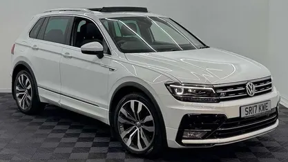 Used VW Tiguan R-line 150 HP (110 kW) 2017 White SUV