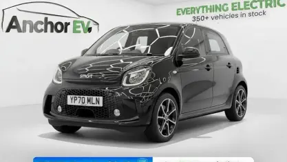 Używany Smart ForFour Electric Drive Prime Exclusive 60 kW (82 KM) 2020 Czarny Hatchback