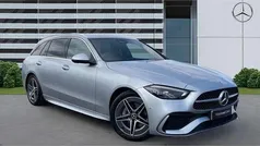 Silver Used 2024 Mercedes C220 AMG line Estate | £31,259 (Good price)