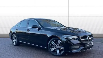 Black Used 2022 Mercedes C220 Sedan | £27,028 (Fair price)
