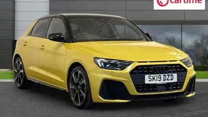 Used Audi A1 Sportback S-Line 150 HP (110 kW) 2019 Yellow Hatchback