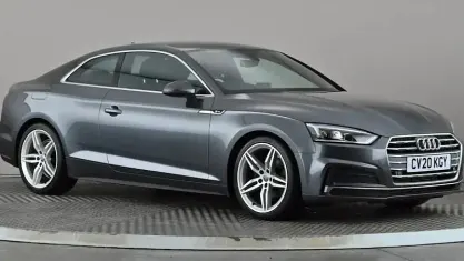 Used Audi A5 S-Line 150 HP (110 kW) 2019 Grey Coupe