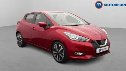 Używany Nissan Micra Tekna 90 KM (66 kW) 2019 Czerwony Hatchback