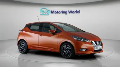 Used Nissan Micra Acenta 92 HP (67 kW) 2021 Orange Hatchback