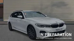 White Used 2021 BMW 320 M Sport Estate | £23,726 (Fair price)