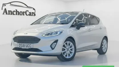 Used Ford Fiesta Titanium 125 HP (91 kW) 2018 Silver Hatchback