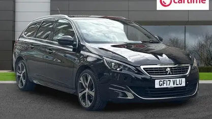 Used Peugeot 308 SW GT-line 120 HP (88 kW) 2016 Black Estate
