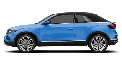 Used VW T-Roc Cabriolet Design 150 HP (110 kW) 2021 Blue Cabriolet