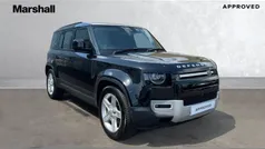 Metallic santorini black Used 2021 Land Rover Defender SE SUV | £49,868 (Fair price)
