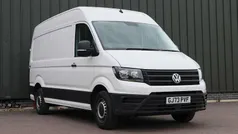 White Used 2023 VW Crafter Trendline Van | £27,586 (Expensive)