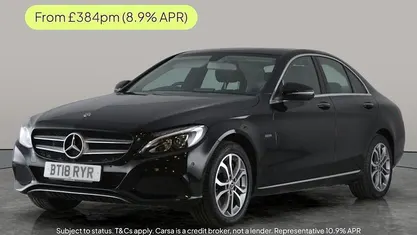 Black Used 2017 Mercedes C350e Premium Sedan | £14,327 (Fair price)