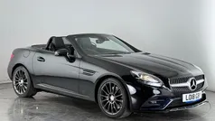 Black Used 2018 Mercedes SLC200 AMG line Cabriolet | £17,450 (Fair price)
