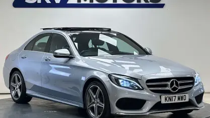 Used Mercedes C250 AMG Line Premium Plus 204 HP (150 kW) 2017 Silver Sedan