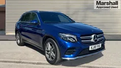 Blue Used 2018 Mercedes GLC250 AMG line SUV | £22,695 (Fair price)