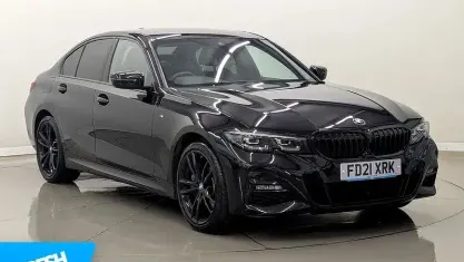 Used BMW 330e M Sport 292 HP (214 kW) 2021 Black sapphire metallic paint Sedan
