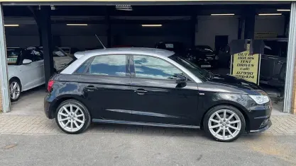 Used Audi A1 Sportback S-Line 125 HP (91 kW) 2017 Black Hatchback