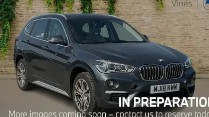 Used BMW X1 xLine 192 HP (141 kW) 2018 Grey SUV