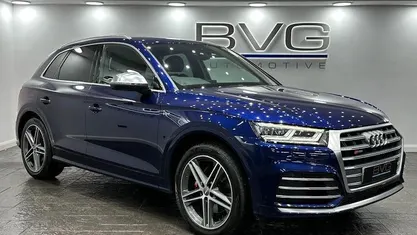 Blue Used 2018 Audi SQ5 Design SUV | £23,494 (Fair price)