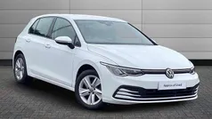 Pure white Used 2021 VW Golf VIII Life Hatchback | £17,999 (Fair price)
